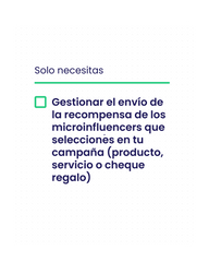 Crea tu campaña con Microinfluencers