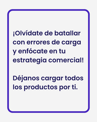 Cargamos tus productos a MercadoLibre