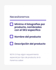 Cargamos tus productos a MercadoLibre